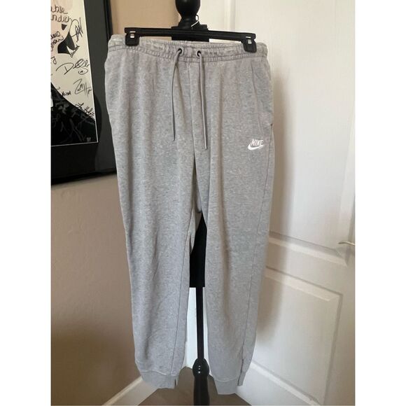 Nike sweatpants, gray with drawstring waistband - Picture 1 of 5